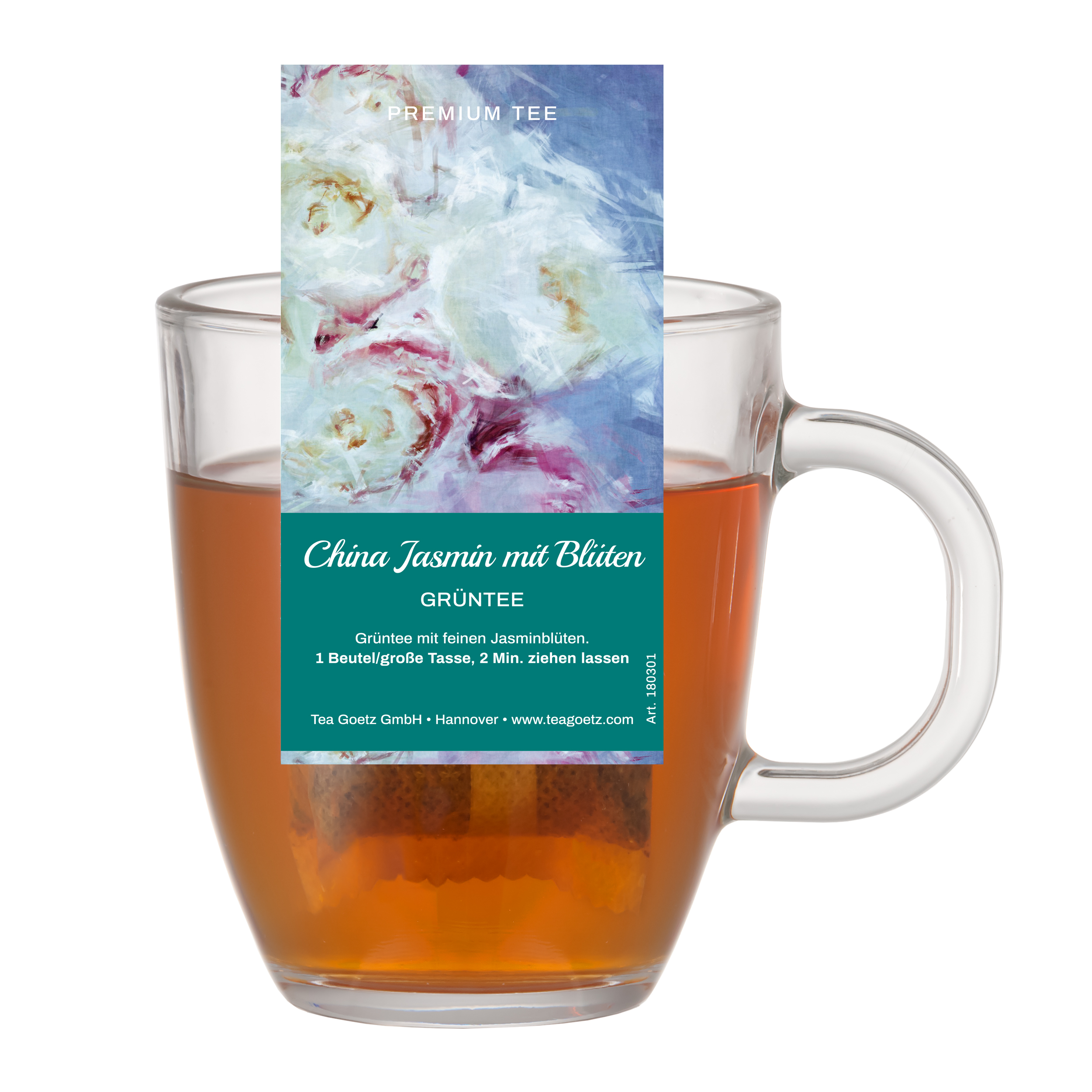 Big Tea Bag China Jasmin - aromatisierter Grüntee (Teebeutel)