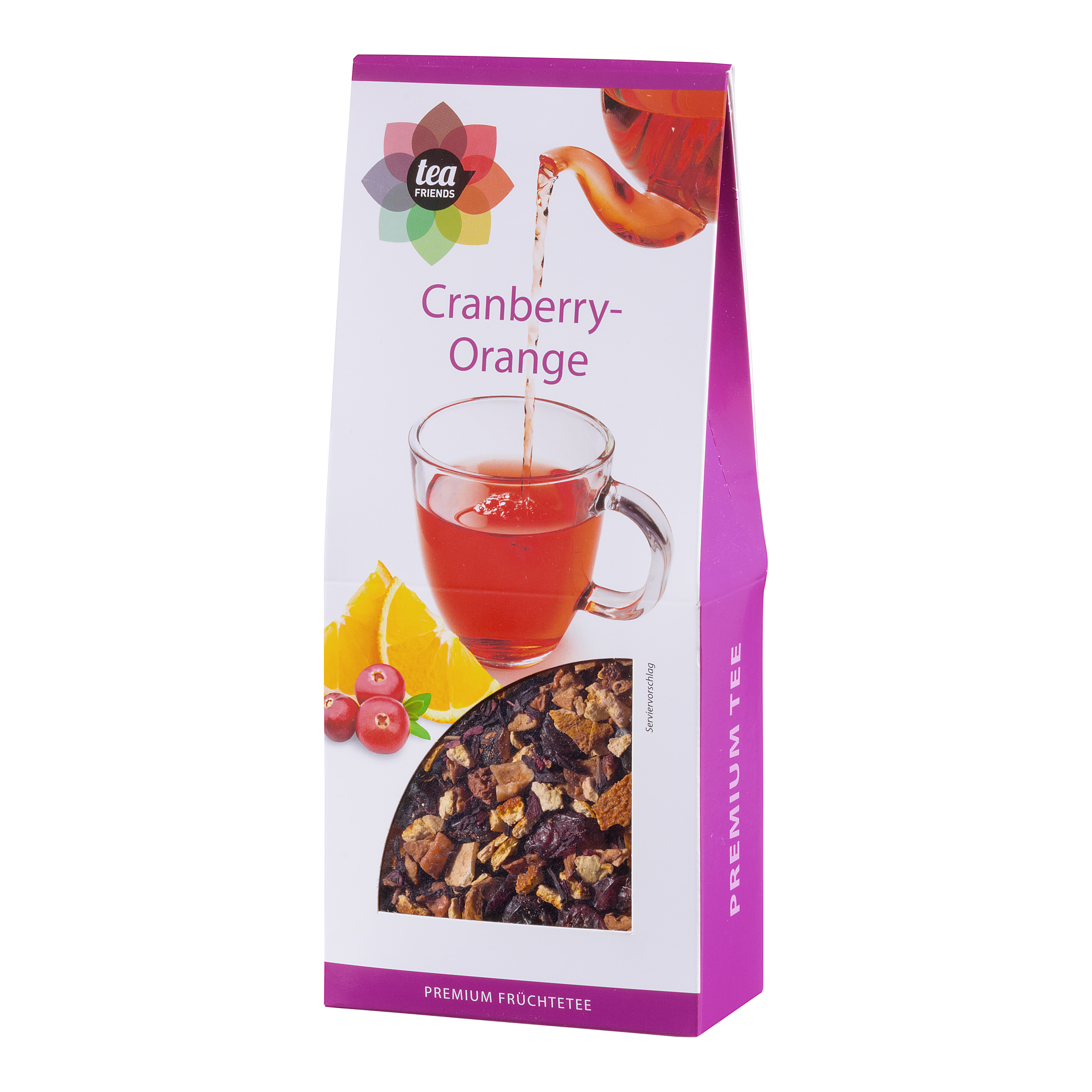 90g Cranberry-Orange loser aromatisierter Früchtetee