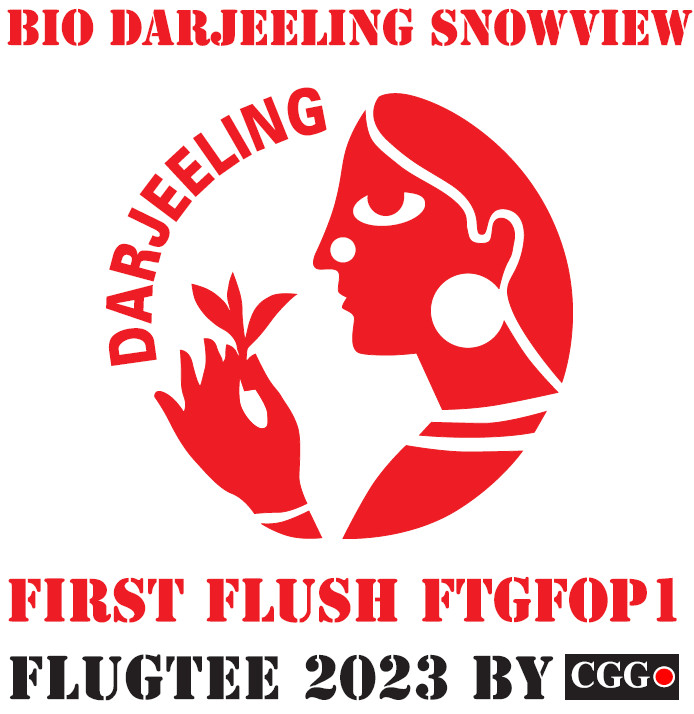 100g BIO Darjeeling Snowview schwarzer loser Tee