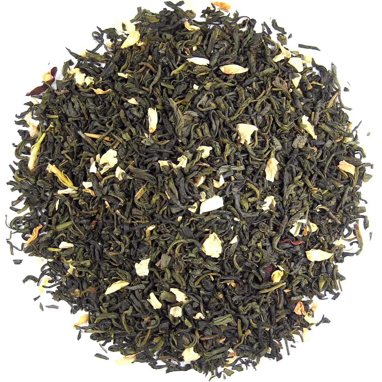 100g Jasmin mit Blüten loser grüner Tee